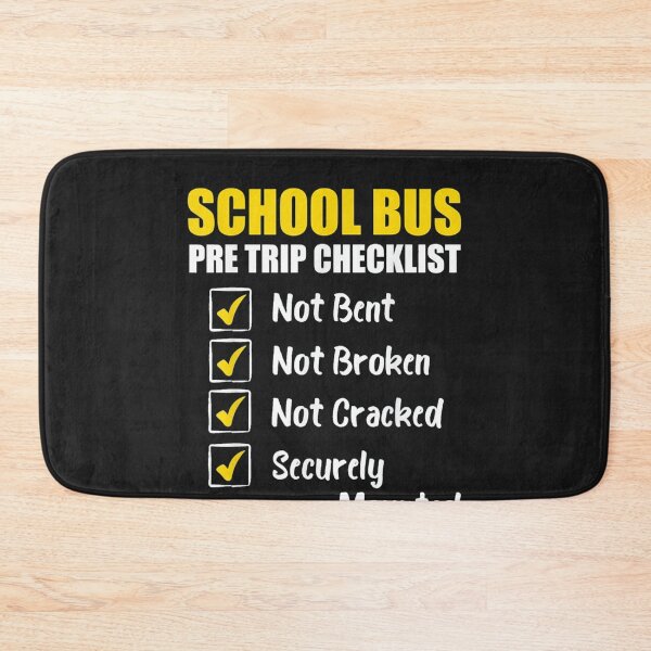 Item preview, School Bus Pre Trip Checklist designed and sold by teedesign2015.