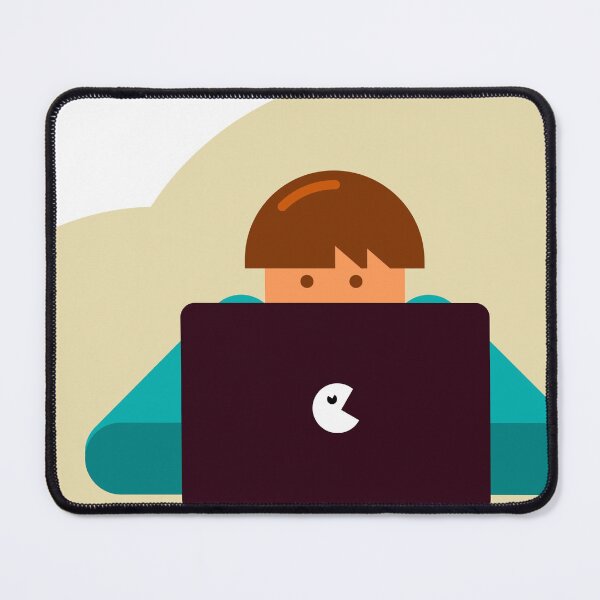 Item preview, Working on laptop designed and sold by pixloger.