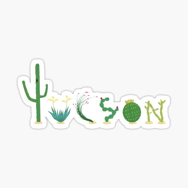 Item preview, Tucson Cacti Letters designed and sold by GatoFeoDesigns.