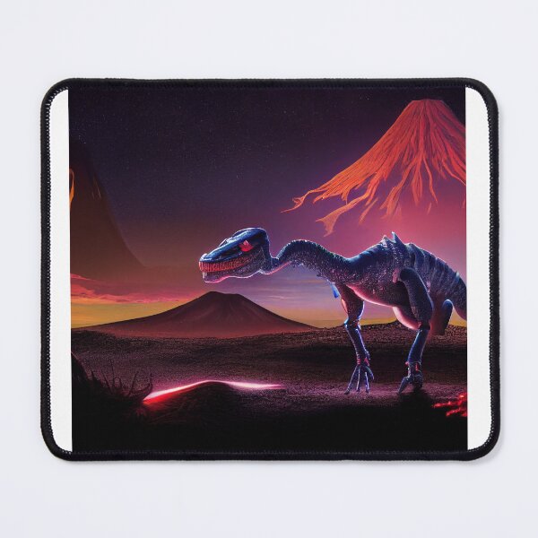 Item preview, Neon Dinosaur Landscape designed and sold by Michael Kent.