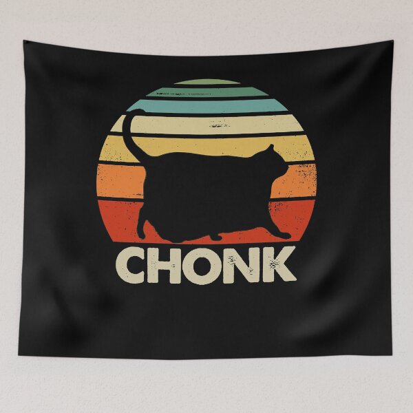 Item preview, Chonk Cat Retro Vintage  designed and sold by VadhirSerdular.