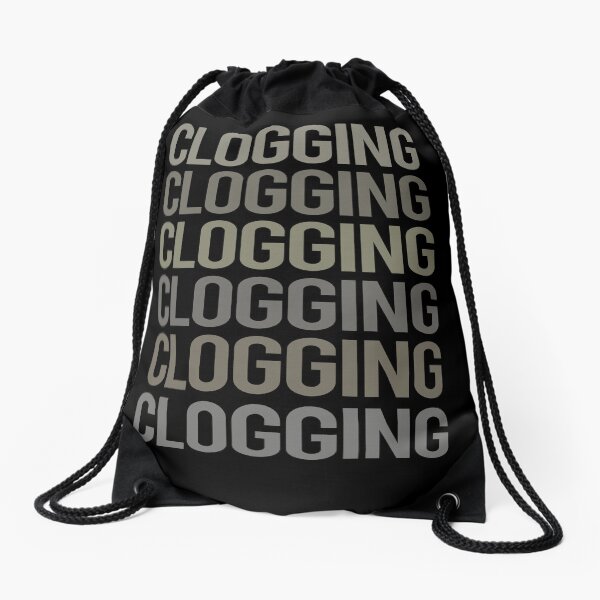 Item preview, Gray Text Art Clogging Clog Clogger designed and sold by StoreCalamity.