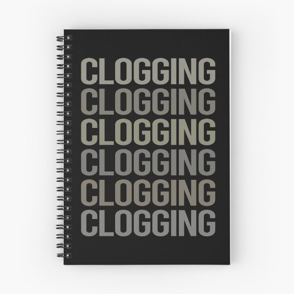 Item preview, Gray Text Art Clogging Clog Clogger designed and sold by StoreCalamity.