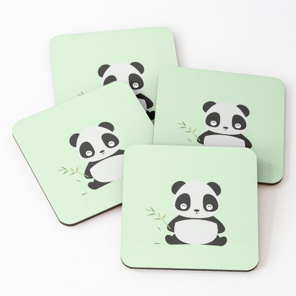 Item preview, Cute Panda With Bamboo designed and sold by YellowMoonTea.
