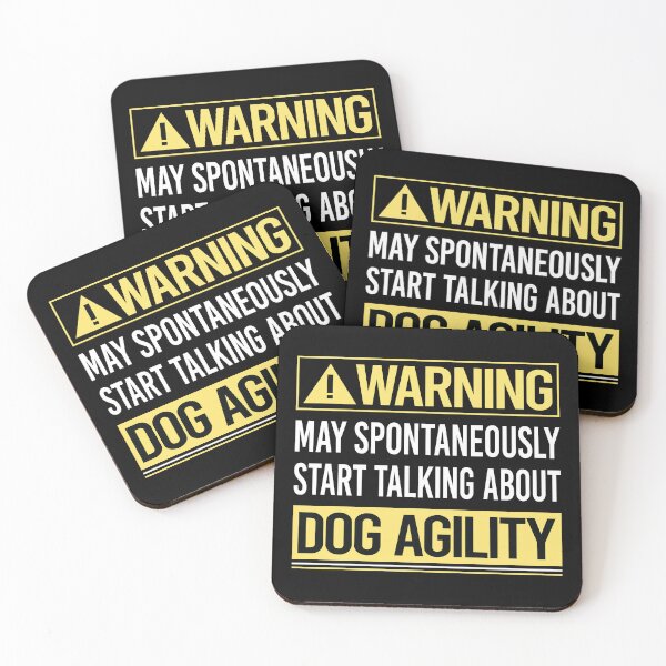 Item preview, Warning About Dog Agility Training designed and sold by WrightTrouble.