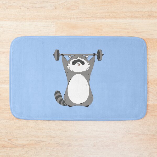 Item preview, Raccoon Weightlifter designed and sold by DerSenat.
