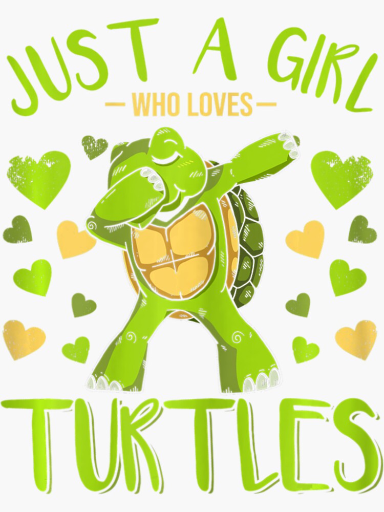 Just A Girl Who Loves Turtles Tortoise Sea Turtle Art Sticker For Sale By Mukavayny Redbubble 2854