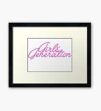 SNSD Framed Print