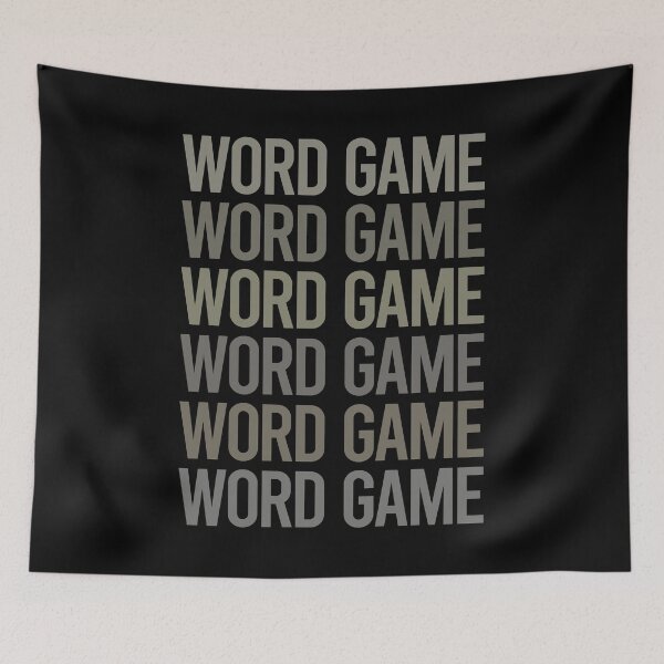 Item preview, Gray Text Art Word Games designed and sold by StoreCalamity.