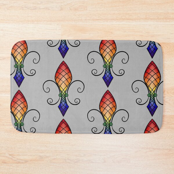 Item preview, Rainbow Fleur de Lis designed and sold by lezell.