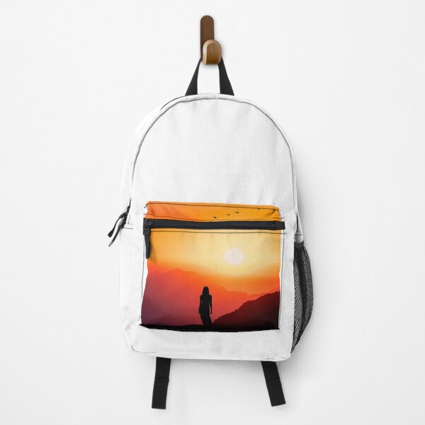 Item preview, sun sat with girl and birds and hill designed and sold by Paramita Sen.