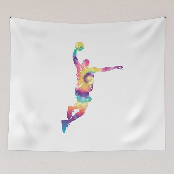 Item preview, Colorful basketball player designed and sold by DerSenat.