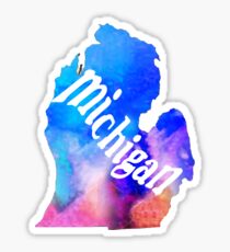 Michigan - Watercolor Sticker