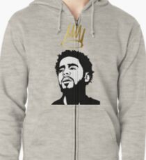 J. cole 2 Exlusive T-shirt Zipped Hoodie