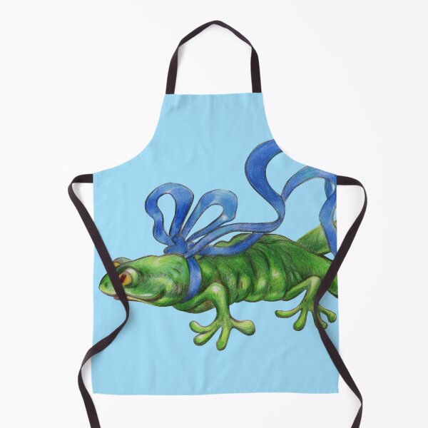 Item preview, Lizard with blue ribbon designed and sold by Eringium.