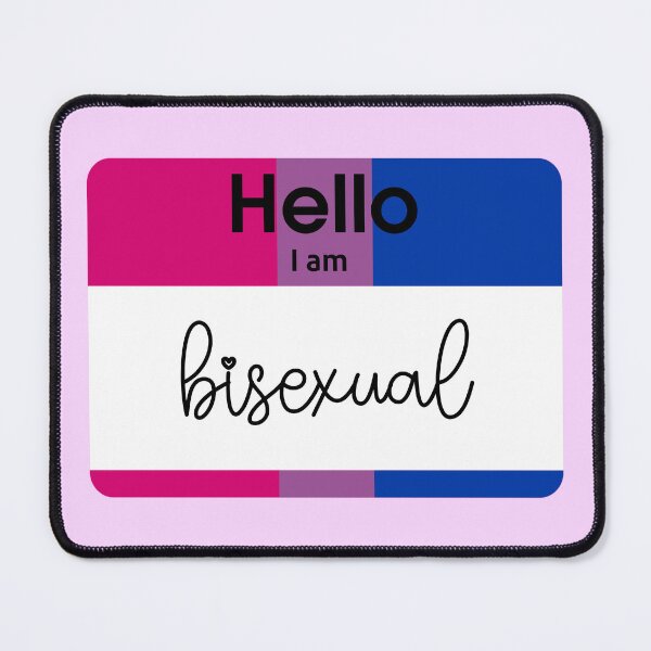 Item preview, Hello I Am Bisexual PRIDE Name Tag designed and sold by everything4eva.