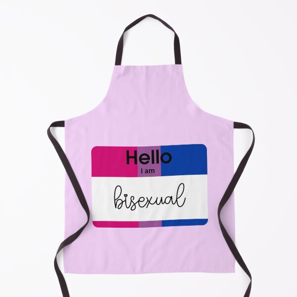 Item preview, Hello I Am Bisexual PRIDE Name Tag designed and sold by everything4eva.