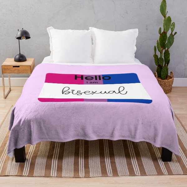 Item preview, Hello I Am Bisexual PRIDE Name Tag designed and sold by everything4eva.
