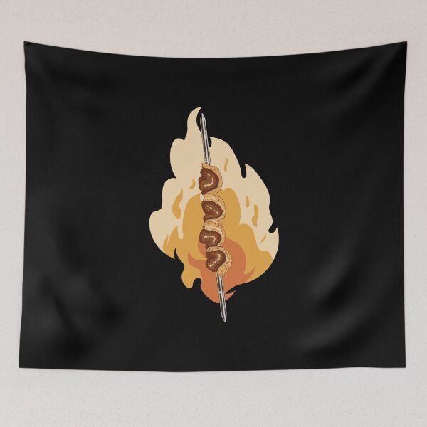 Item preview, Barbecue, meat skewers designed and sold by DerSenat.