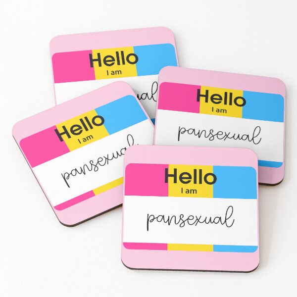 Item preview, Hello I Am Pansexual PRIDE Name Tag designed and sold by everything4eva.