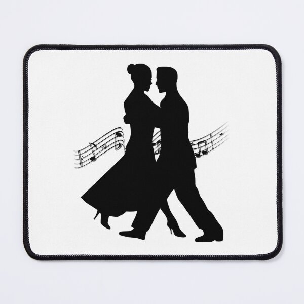 Item preview, Ballroom Dancing Couple Silhouette designed and sold by kudostees.