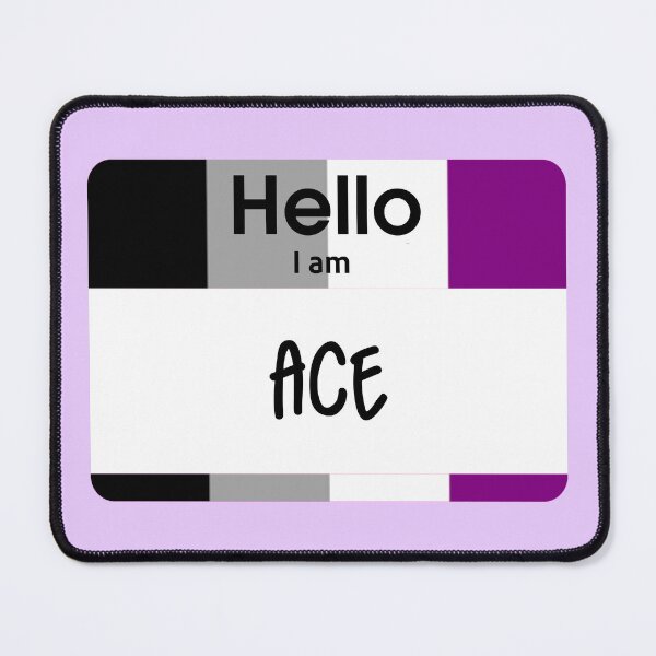 Item preview, Hello I am Ace PRIDE Name Tag  designed and sold by everything4eva.