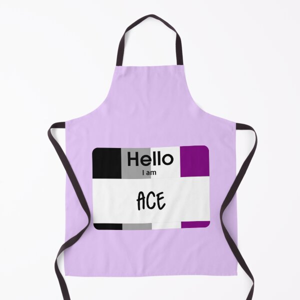 Item preview, Hello I am Ace PRIDE Name Tag designed and sold by everything4eva.