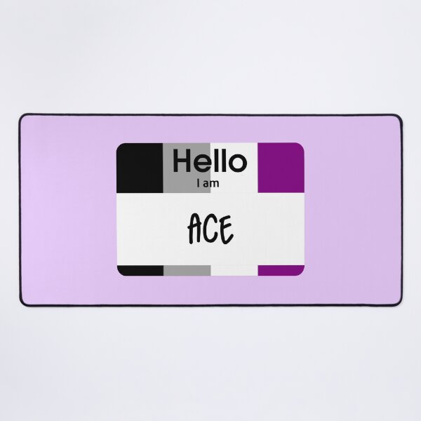 Item preview, Hello I am Ace PRIDE Name Tag  designed and sold by everything4eva.