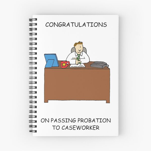 Item preview, Congratulations  Passing Probation to Caseworker for Him designed and sold by KateTaylor.