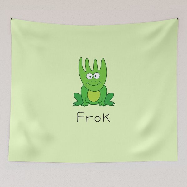 Item preview, fork + frog = frok designed and sold by wordspotrayal.