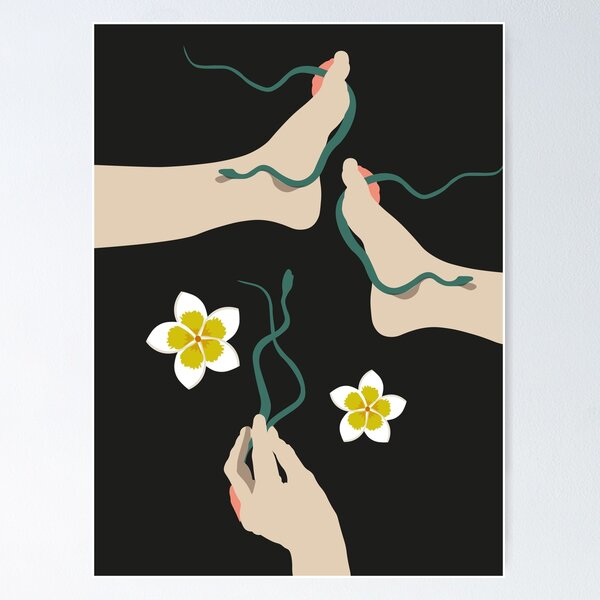 Item preview, vector poster snake mood in t\Thailand designed and sold by irina egorova.