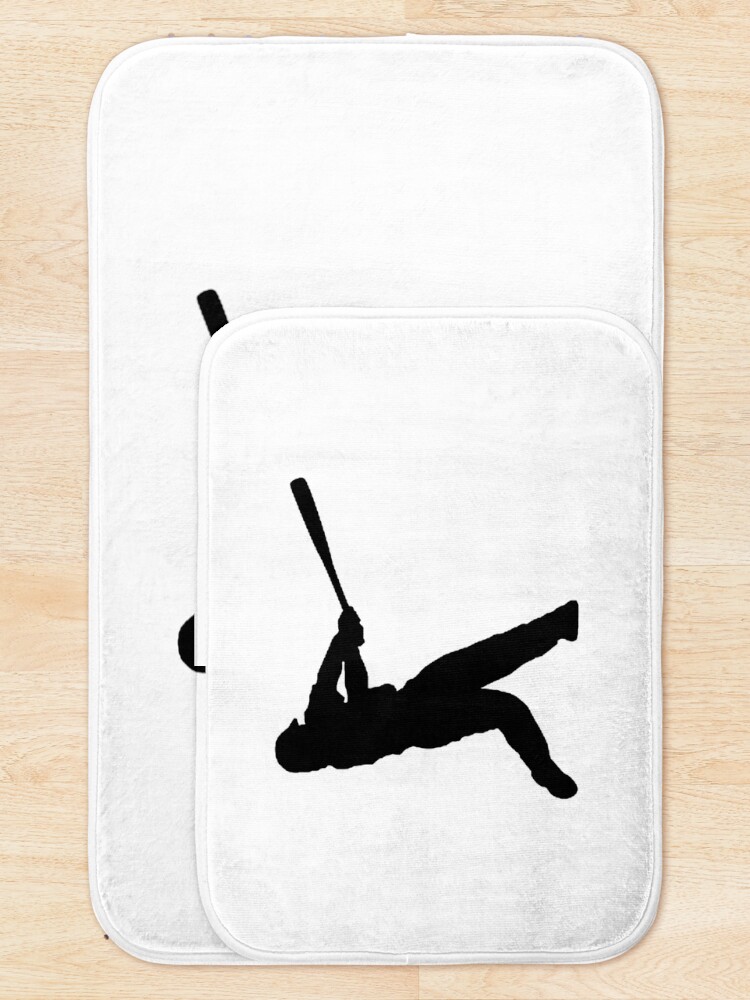 Thumbnail 5 of 6, Bath Mat, baseball   designed and sold by RaiAhalyas.