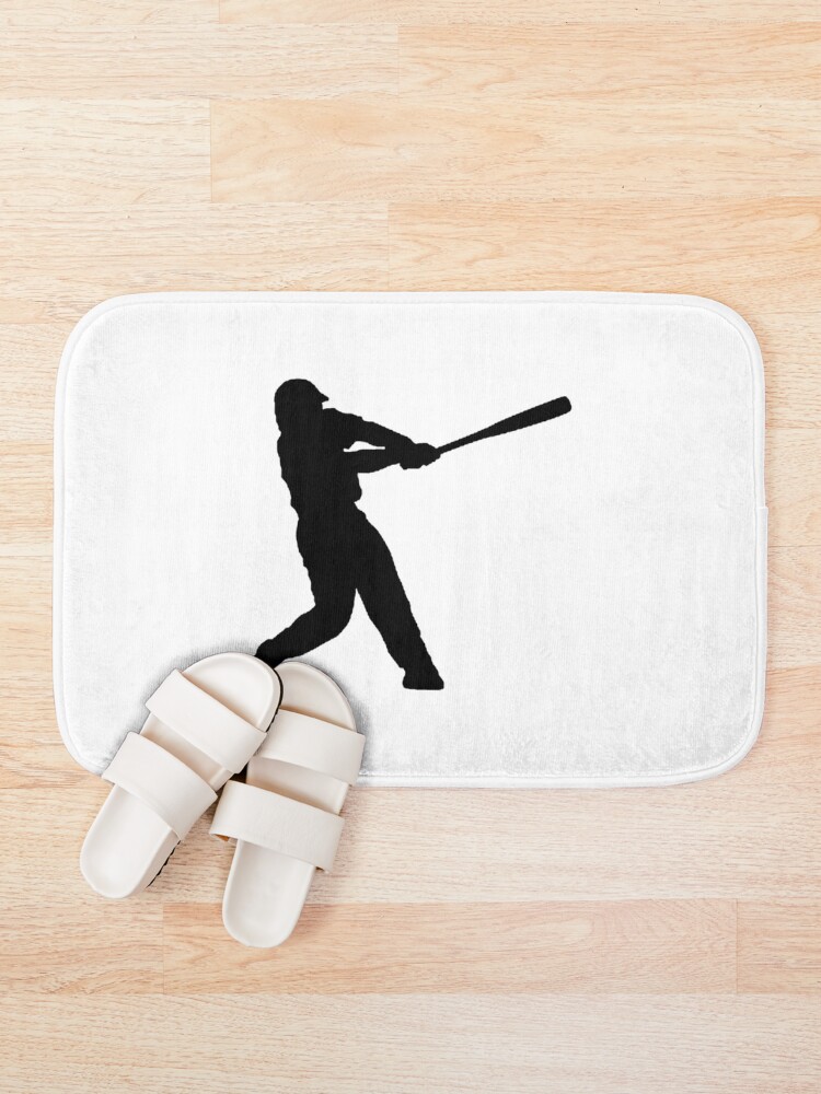 Thumbnail 1 of 6, Bath Mat, baseball   designed and sold by RaiAhalyas.