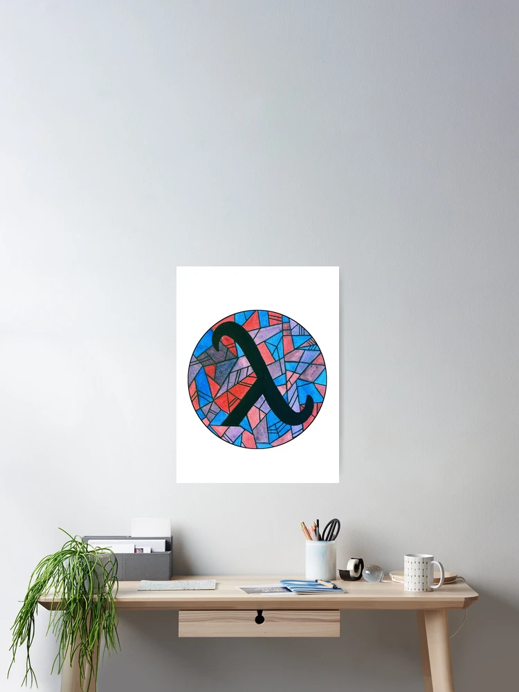Thumbnail 2 of 3, Poster, lambda designed and sold by nucleotides.