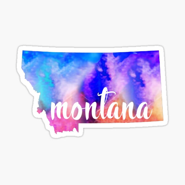 Item preview, Montana - Watercolor  designed and sold by BohemianDesignz.