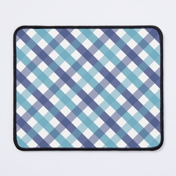 Item preview, Gingham Blue Aqua designed and sold by lisajaynemurray.