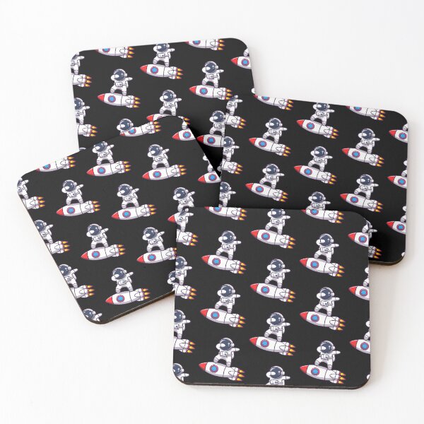 Item preview, Dab Astronaut Retro Spaceman Rocketship designed and sold by mkzmerch.