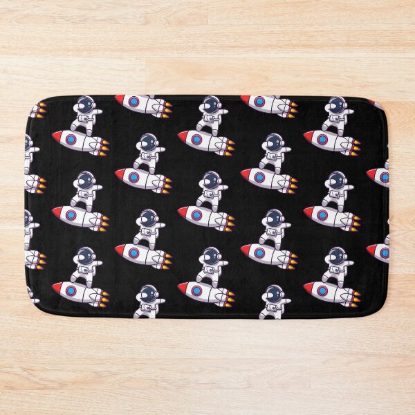 Item preview, Dab Astronaut Retro Spaceman Rocketship designed and sold by mkzmerch.