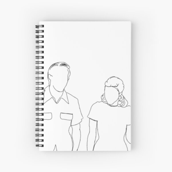 Black Noah and Allie the Notebook outline Journal