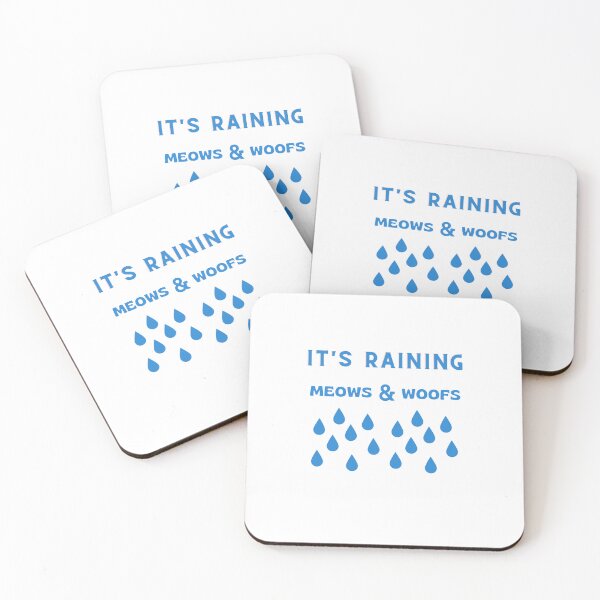 Item preview, its raining cats and dogs designed and sold by Glitches 16.