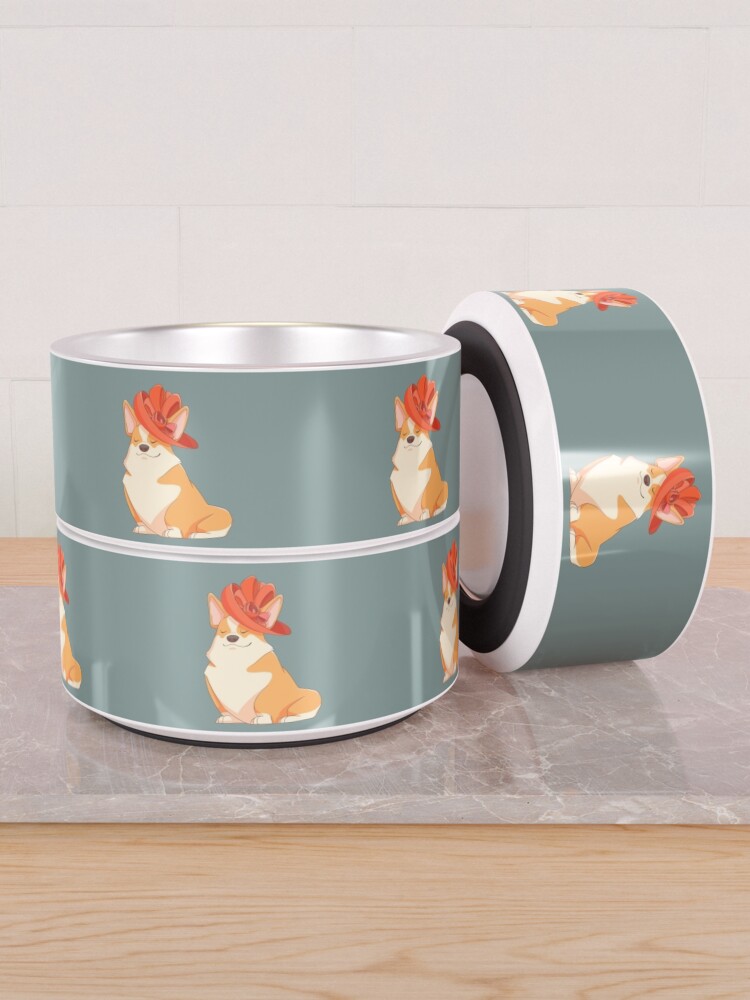 Alternate view of Queen Corgi Pet Bowl