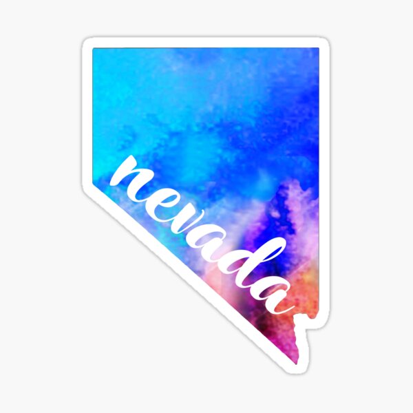 Nevada - Watercolor Sticker