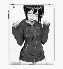 Anime Frau iPad-Hülle & Klebefolie