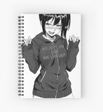 Anime girl Spiral Notebook