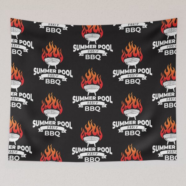 Item preview, Summer Pool Party BBQ blackbeard grilling Classic t-shirt Classic T-Shirt designed and sold by GilbertPeter.