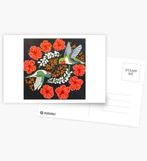Postales Mandala colibrí