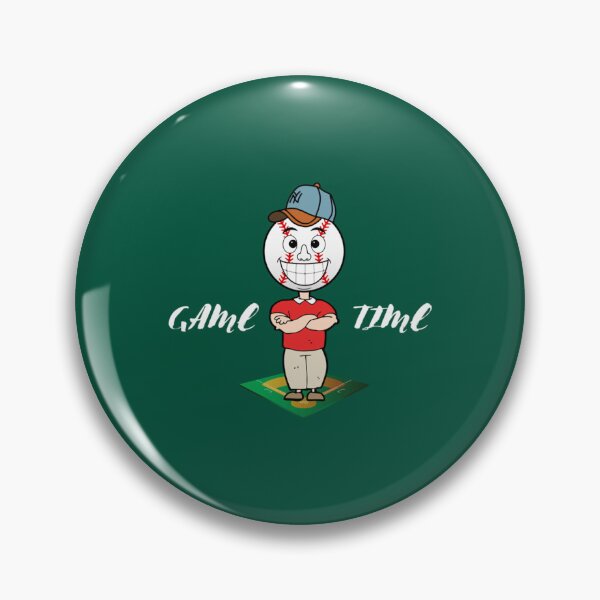 Item preview, Baseball, Game Time, cartoon image with a ball head   designed and sold by RaiAhalyas.