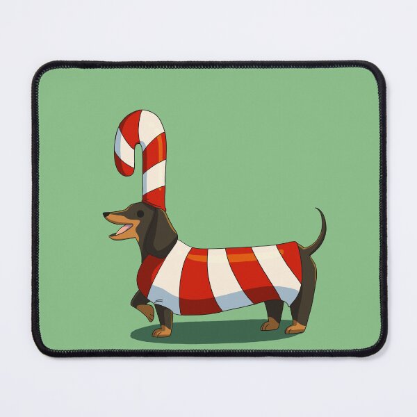 Item preview, Candy cane Dachs designed and sold by VictoriaHamre.