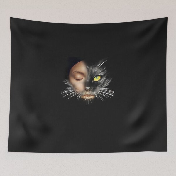 Item preview, Cat Woman , Cat and Woman Face Merge designed and sold by DERYA AKINCI.