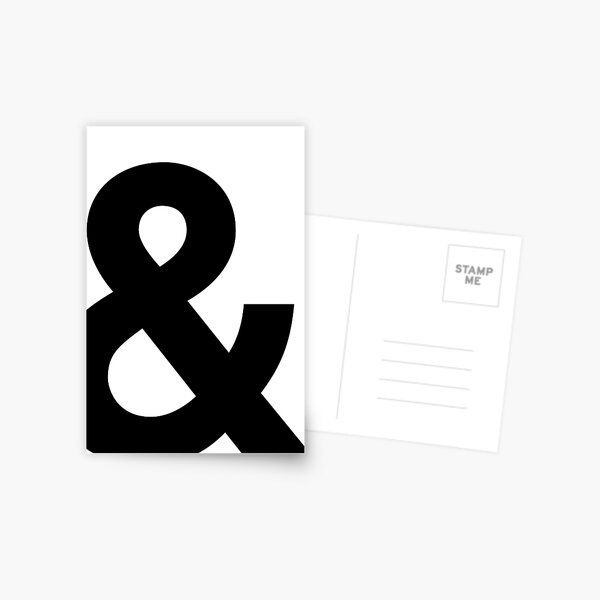 Et-Zeichen Postkarte
